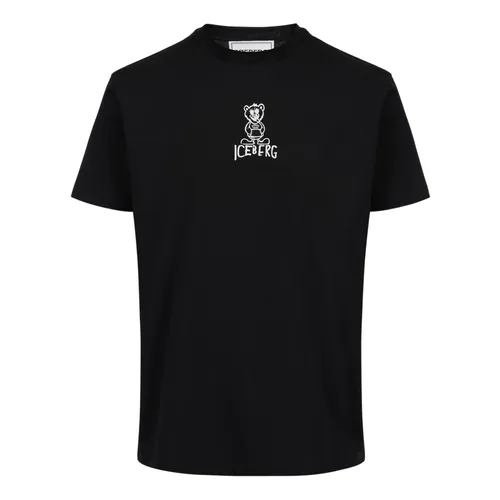 Iceberg - Tops > T-Shirts - Black - Iceberg - Modalova