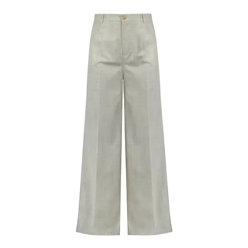 Trousers > Wide Trousers - - Semicouture - Modalova