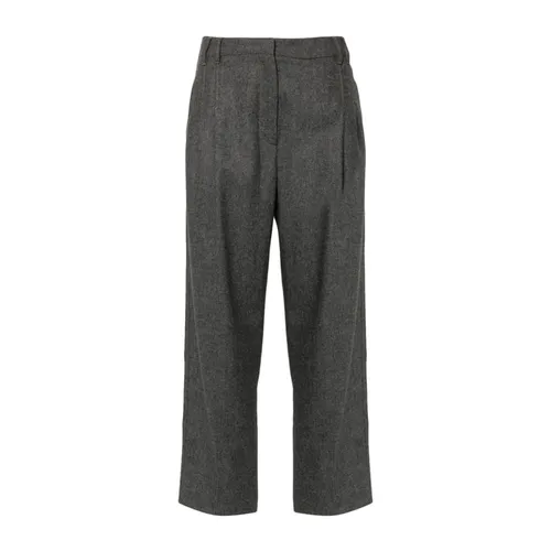 Trousers > Straight Trousers - - Brunello Cucinelli - Modalova