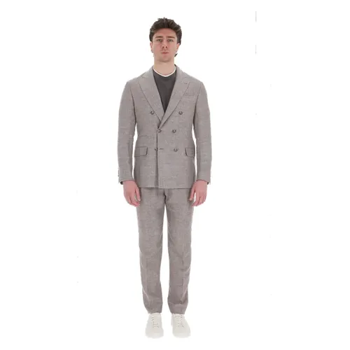 Suits > Suit Sets > Single Breasted Suits - - Brunello Cucinelli - Modalova
