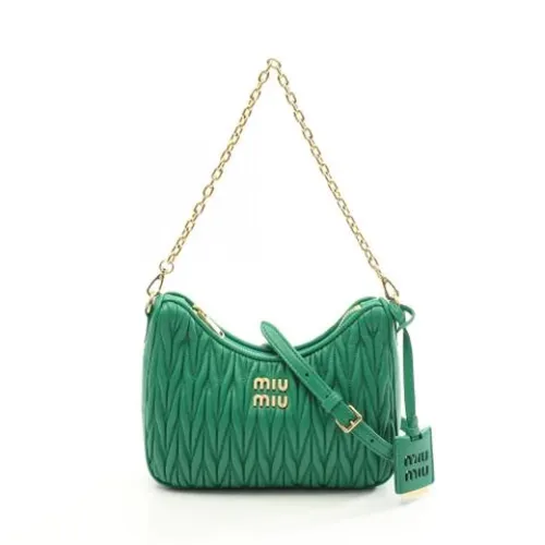 Pre-owned > Pre-owned Bags > Pre-owned Shoulder Bags - - Miu Miu Pre-owned - Modalova