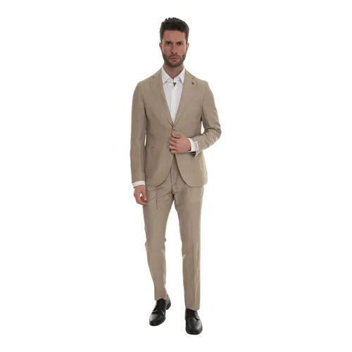 Suits > Suit Sets > Single Breasted Suits - - Paoloni - Modalova