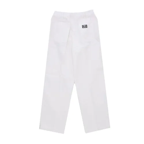 Trousers > Straight Trousers - - Obey - Modalova