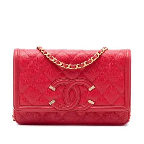 Pre-owned > Pre-owned Bags > Pre-owned Cross Body Bags - - Chanel Vintage - Modalova