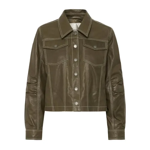 Jackets > Leather Jackets - - My Essential Wardrobe - Modalova