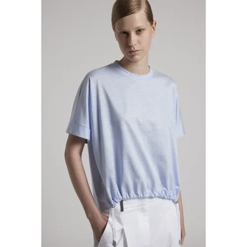 Peserico - Tops > T-Shirts - Blue - Peserico - Modalova