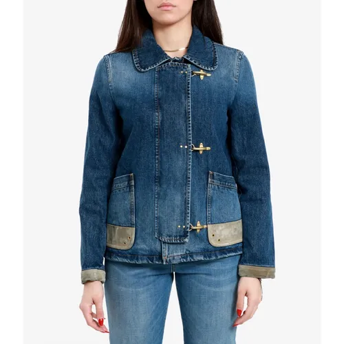 Jackets > Denim Jackets - - Fay - Modalova