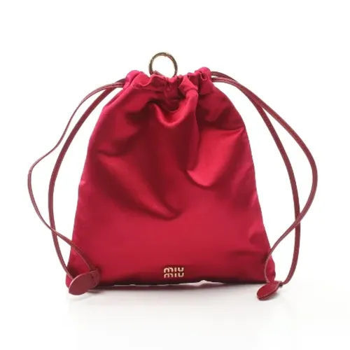 Pre-owned > Pre-owned Bags > Pre-owned Bucket Bags - - Miu Miu Pre-owned - Modalova