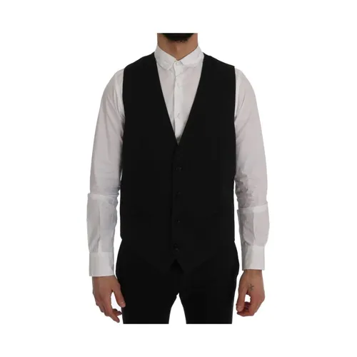Suits > Suit Vests - - Dolce & Gabbana - Modalova