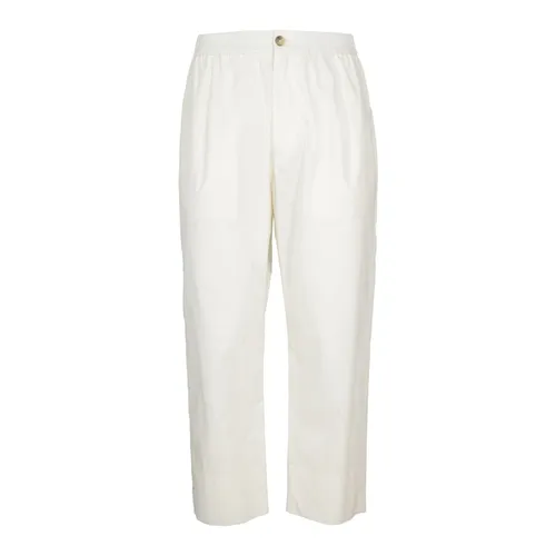 Trousers > Cropped Trousers - - Amaránto - Modalova