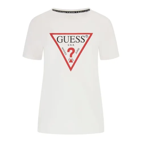 Guess - Tops > T-Shirts - White - Guess - Modalova