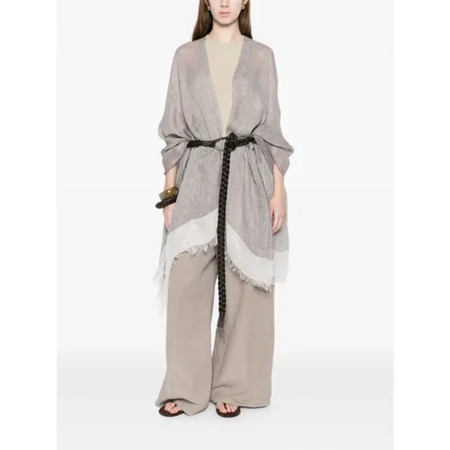 Jackets > Capes - - Fabiana Filippi - Modalova
