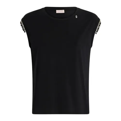 Liu Jo - Tops > T-Shirts - Black - Liu Jo - Modalova