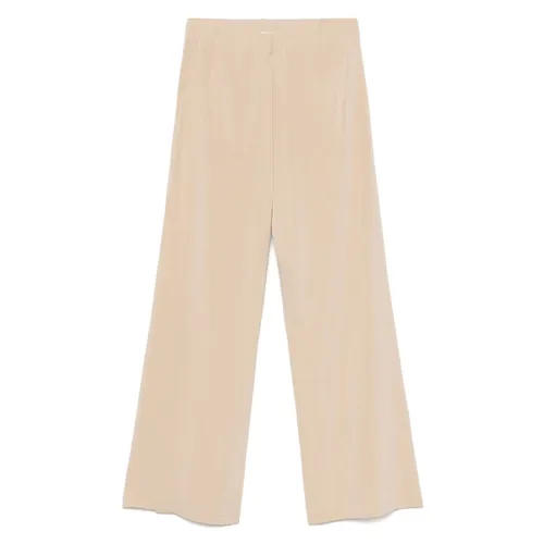 Trousers > Wide Trousers - - Le Tricot Perugia - Modalova