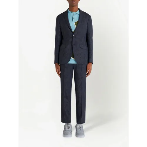 Etro - Jackets > Blazers - Blue - Etro - Modalova