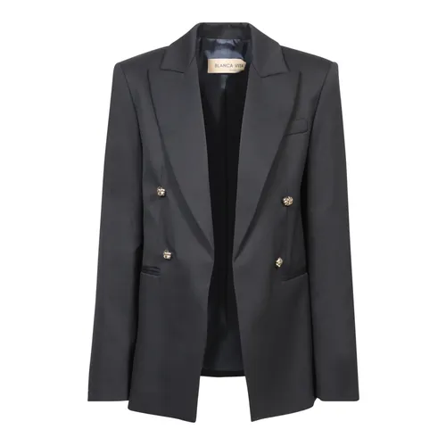 Jackets > Blazers - - Blanca Vita - Modalova
