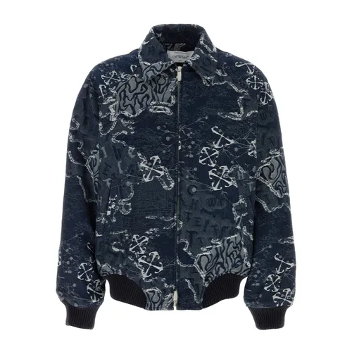 Jackets > Bomber Jackets - - Off White - Modalova