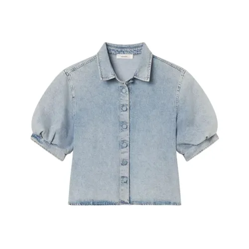 Blouses & Shirts > Denim Shirts - - Frame - Modalova