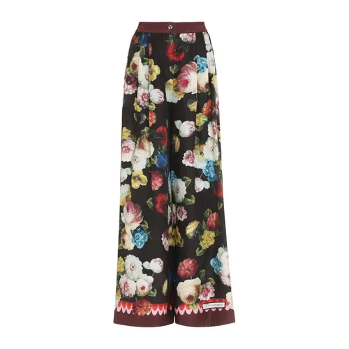 Trousers > Wide Trousers - - Dolce & Gabbana - Modalova