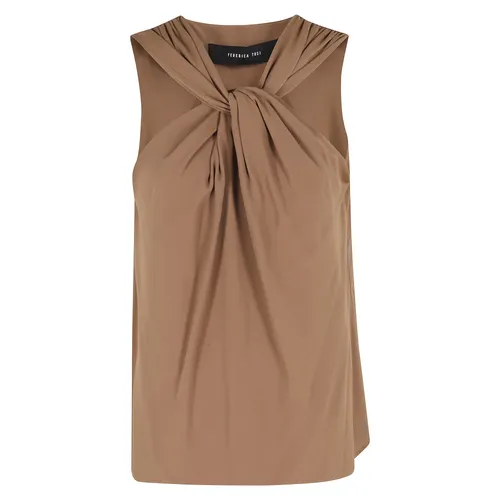 Tops > Sleeveless Tops - - Federica Tosi - Modalova