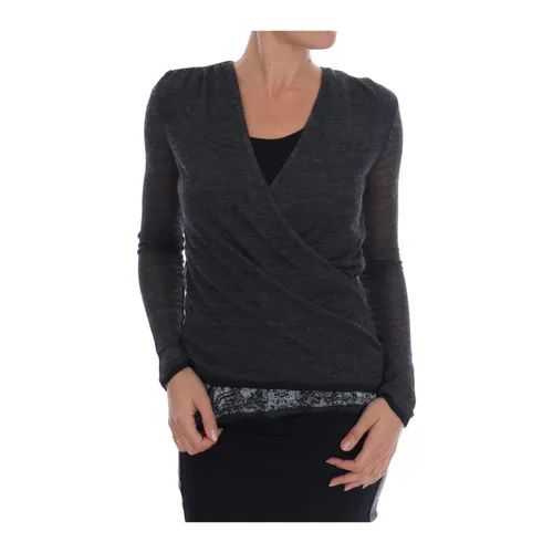 Knitwear > V-neck Knitwear - - Ermanno Scervino - Modalova