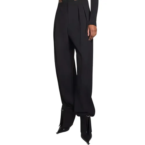 Trousers > Wide Trousers - - Mugler - Modalova