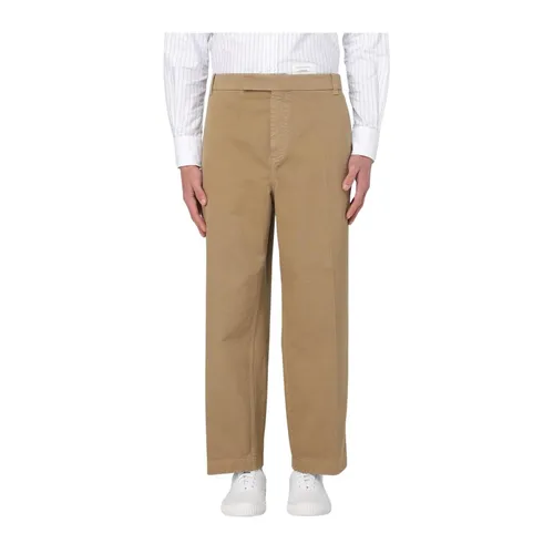 Thom - Trousers > Straight Trousers - - Thom Browne - Modalova