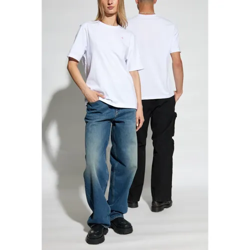 Diesel - Tops > T-Shirts - White - Diesel - Modalova