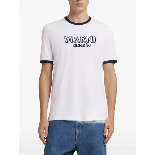 Marni - Tops > T-Shirts - White - Marni - Modalova