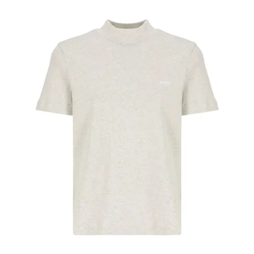 A.p.c. - Tops > T-Shirts - Gray - A.p.c. - Modalova