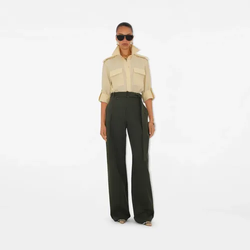 Trousers > Wide Trousers - - Burberry - Modalova