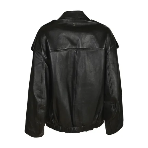 Jackets > Leather Jackets - - Dondup - Modalova