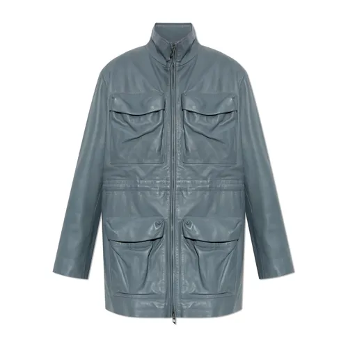 Jackets > Leather Jackets - - Diesel - Modalova