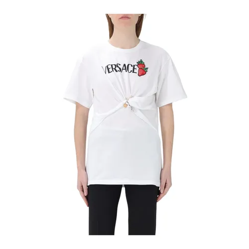 Versace - Tops > T-Shirts - White - Versace - Modalova