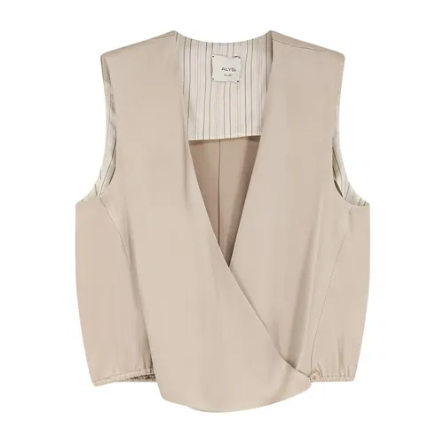 Alysi - Jackets > Vests - Pink - Alysi - Modalova