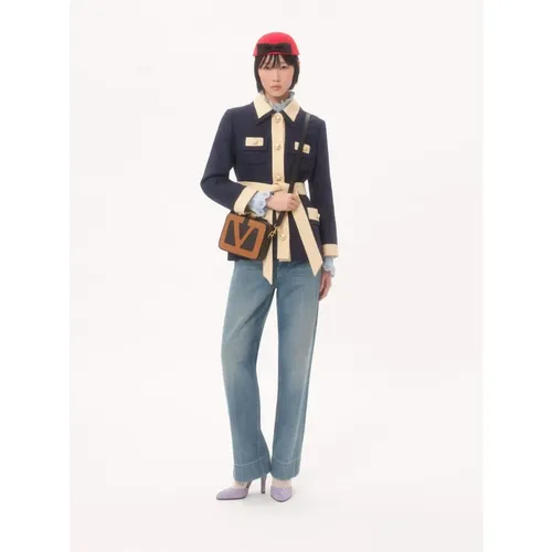 Coats > Belted Coats - - Valentino Garavani - Modalova