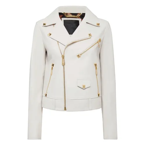 Jackets > Leather Jackets - - Philipp Plein - Modalova