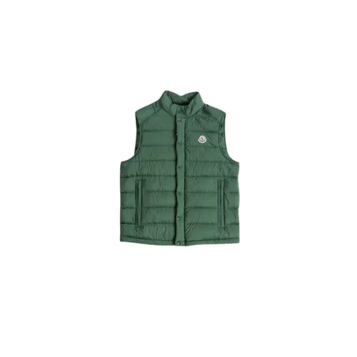 Moncler - Jackets > Vests - Green - Moncler - Modalova