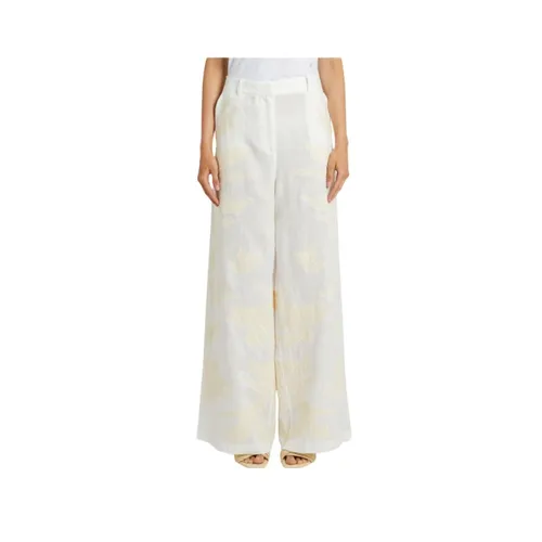 Trousers > Wide Trousers - - Marella - Modalova