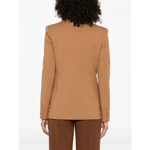 Pinko - Jackets > Blazers - Beige - Pinko - Modalova