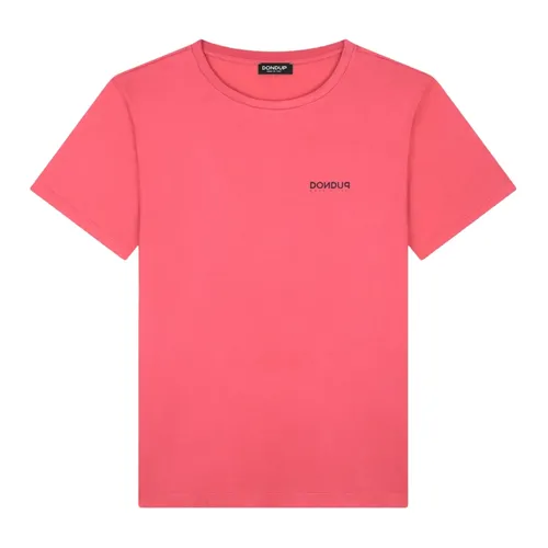 Dondup - Tops > T-Shirts - Red - Dondup - Modalova
