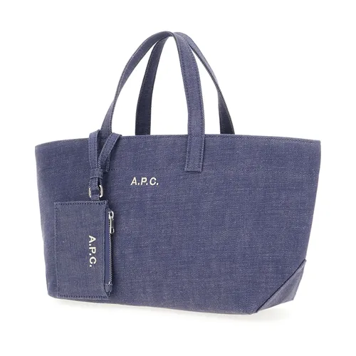 A.p.c. - Bags > Tote Bags - Blue - A.p.c. - Modalova