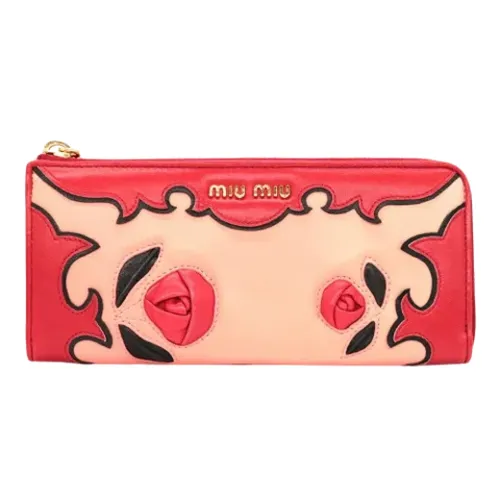 Pre-owned > Pre-owned Accessories > Pre-owned Wallets - - Miu Miu Pre-owned - Modalova