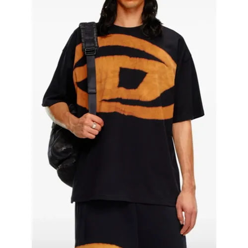 Diesel - Tops > T-Shirts - Black - Diesel - Modalova
