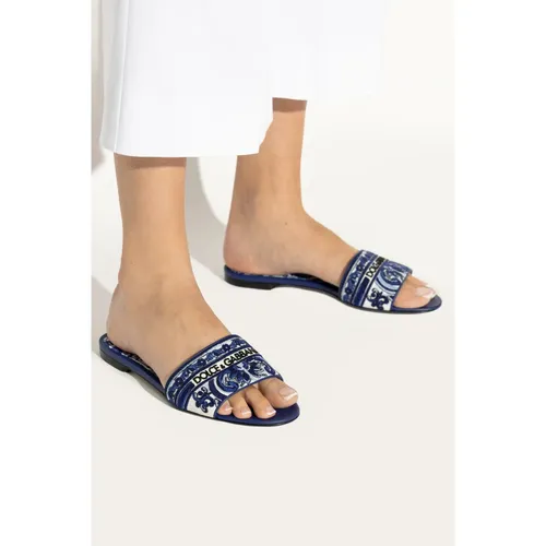 Shoes > Flip Flops & Sliders > Sliders - - Dolce & Gabbana - Modalova