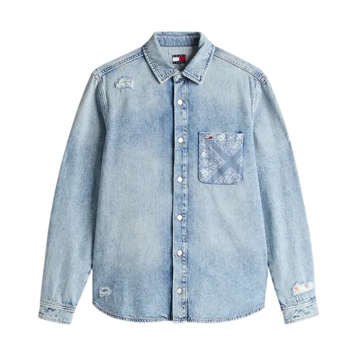 Shirts > Denim Shirts - - Tommy Hilfiger - Modalova