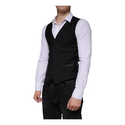 Suits > Suit Vests - - Dolce & Gabbana - Modalova