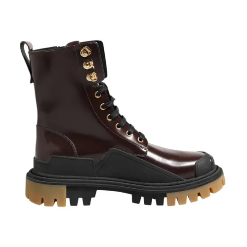 Shoes > Boots > Lace-up Boots - - Dolce & Gabbana - Modalova
