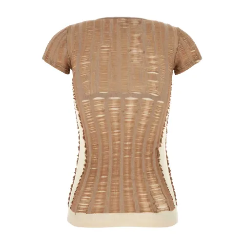 Diesel - Tops > T-Shirts - Brown - Diesel - Modalova