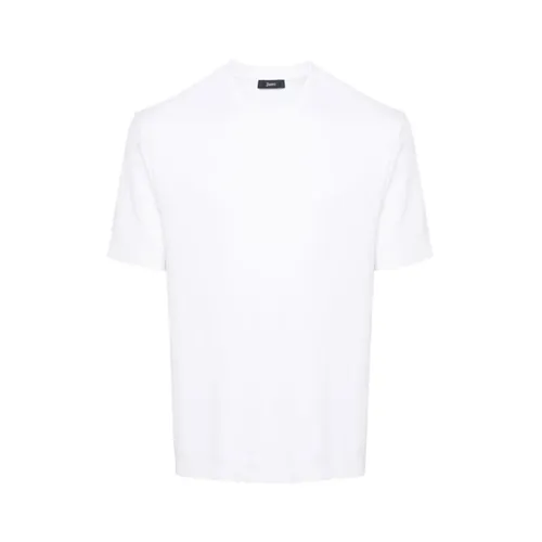 Herno - Tops > T-Shirts - White - Herno - Modalova